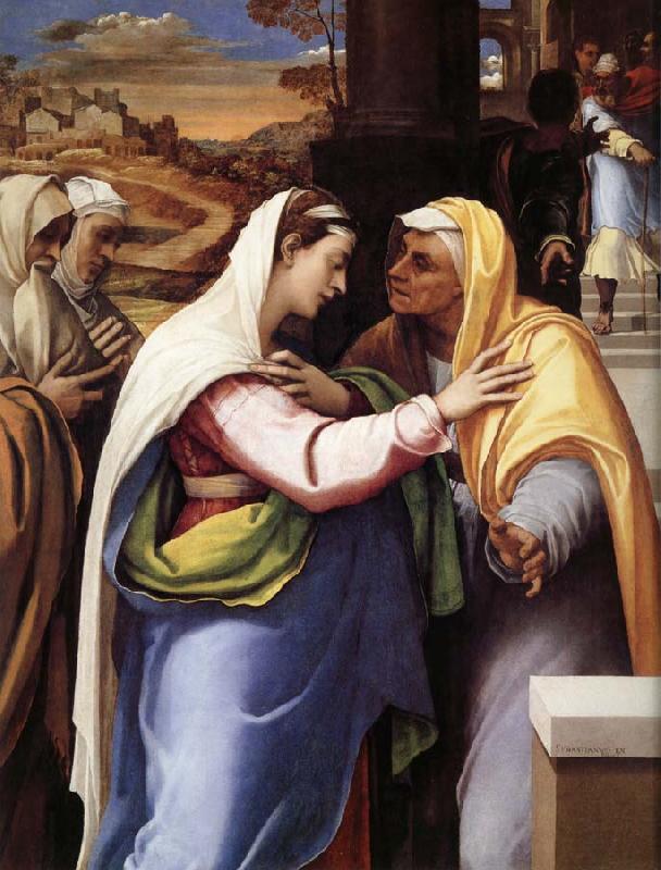 Sebastiano del Piombo La Visitation Sweden oil painting art